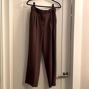 Wilfred Effortless Pants Mocha Size 0 (hemmed)
